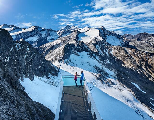 Nationalpark Gallery Panoramic Platform at Kitzsteinhorn | © Kitzsteinhorn