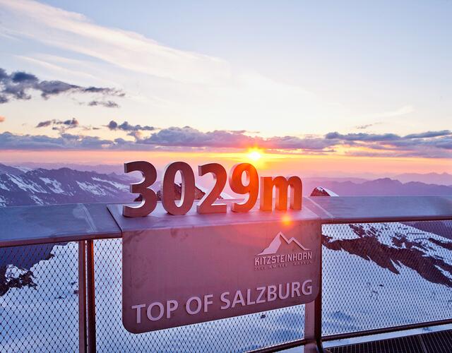 At 3,029 m in altitude your are really at the "Top of Salzburg" | © Kitzsteinhorn