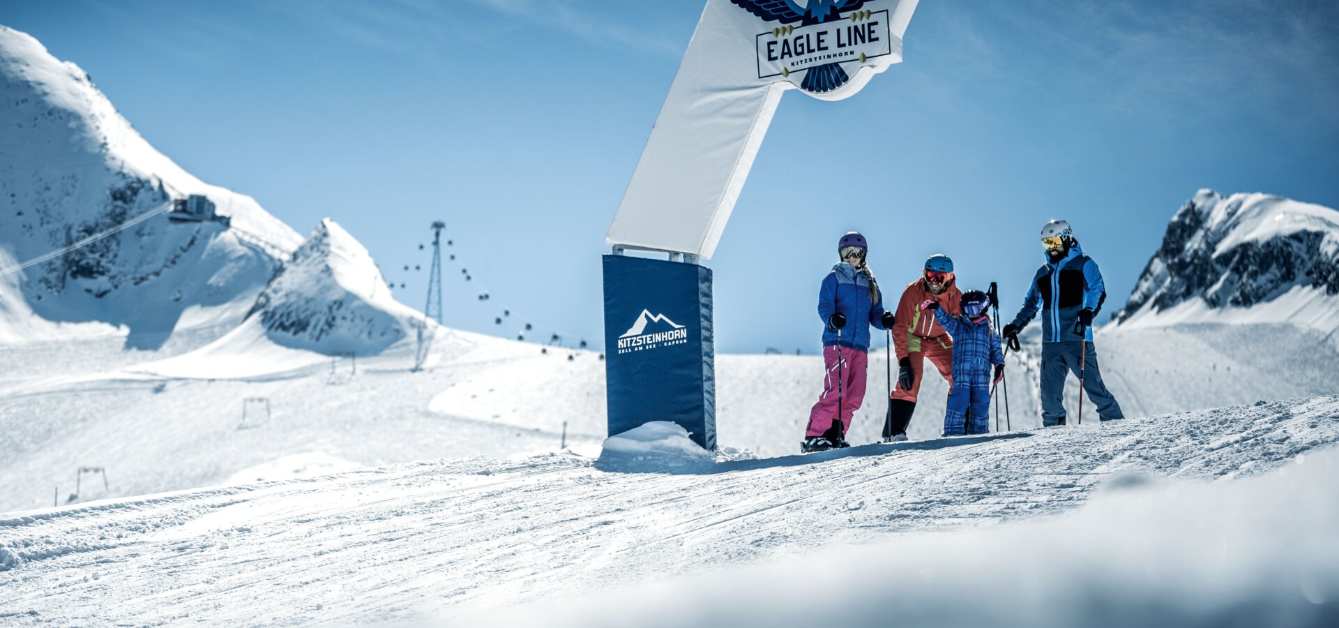 Die Spaßpiste „Eagle Line” sorgt nicht nur bei Kindern für Jubelschreie – auch große Abenteurer und Snowpark-Einsteiger lassen hier die Glückshormone tanzen