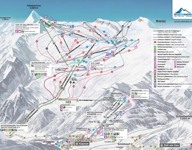 Seilbahn Konnection zwischen Kaprun, Maiskogel und