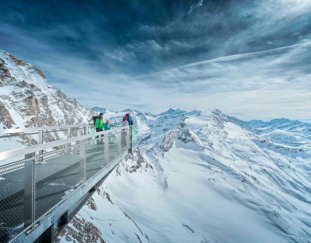 Nationalpark Gallery Plattform Winter (c) Kitzsteinhorn